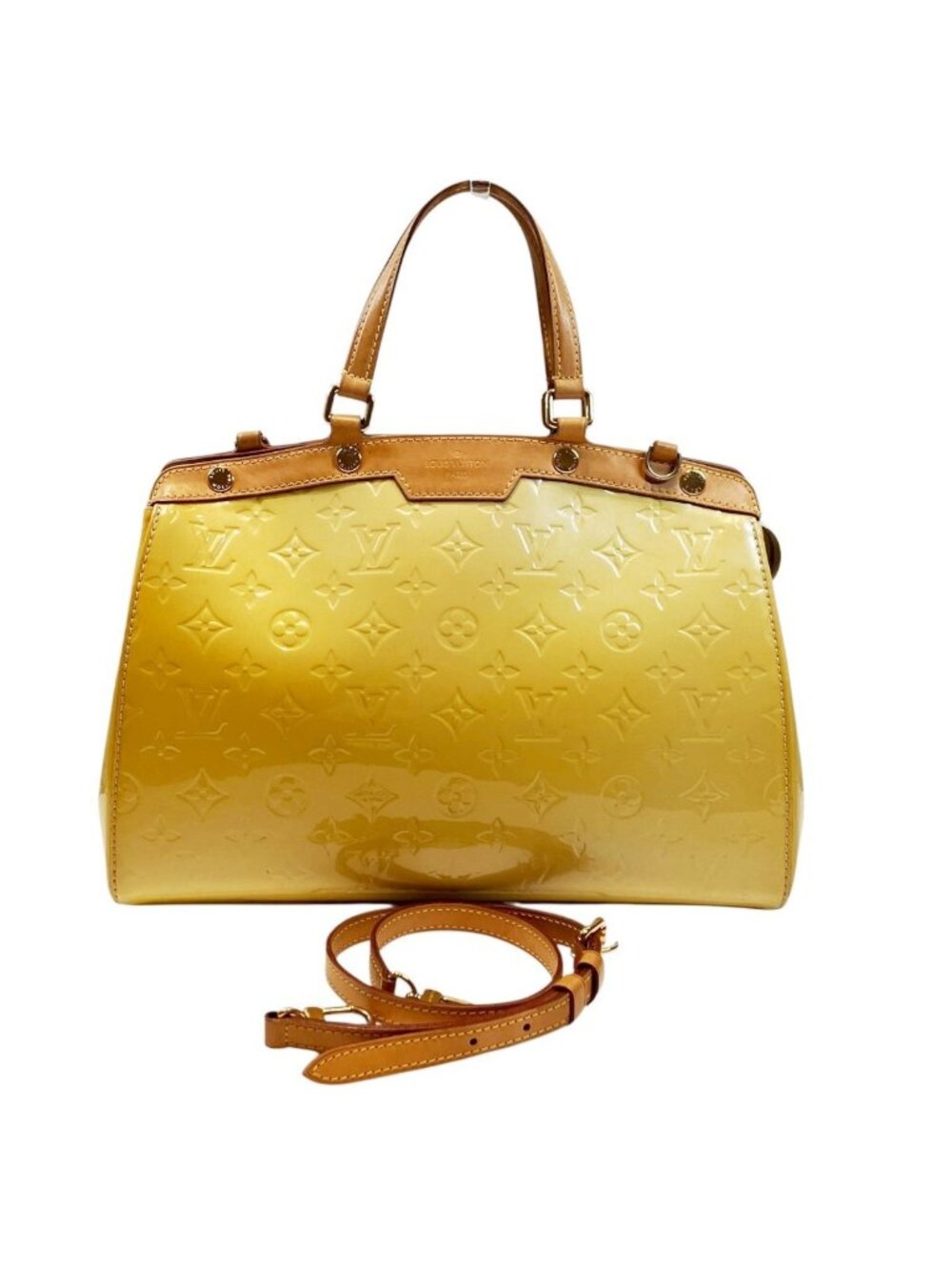 Louis Vuitton Blair MM Dunes Vernis Handbag Patent